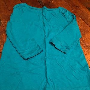 Loft outlet 3/4 length sleeve shirt